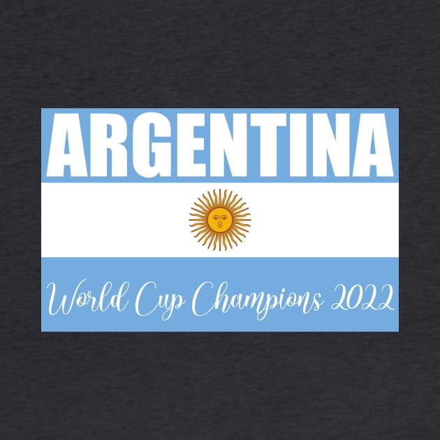 Argentina wins the world cup (flag) by NickiPostsStuff